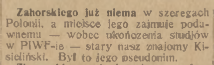 powrócił do gry pod swoim nazwiskiem