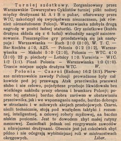 Tygodnik Sportowy nr 32 z 06.08.1924, s. 15